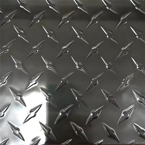 96 Inches Length Diamond Plate Sheets Aluminum Tread Plate Diamond with 40 Brinell Hardness