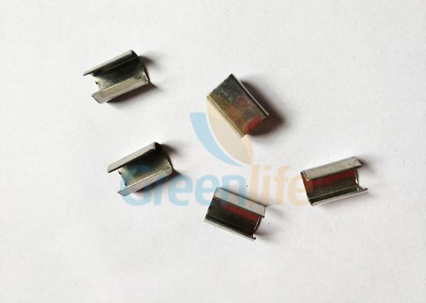Pinch Crimps Lanyard Accessories Metal Material For Lanyard Loop Making