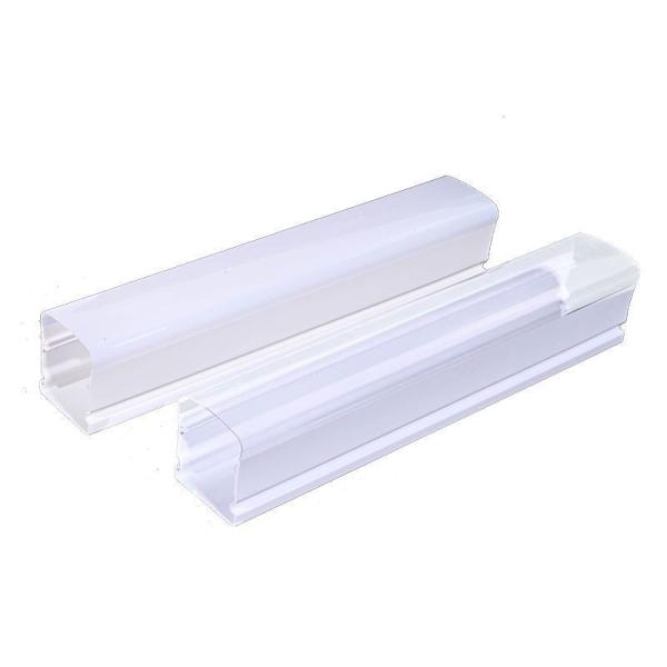 Industrial LED Lighting Plastic Lampshade PVC Plastic Extrusion PC Cover Profile Customized