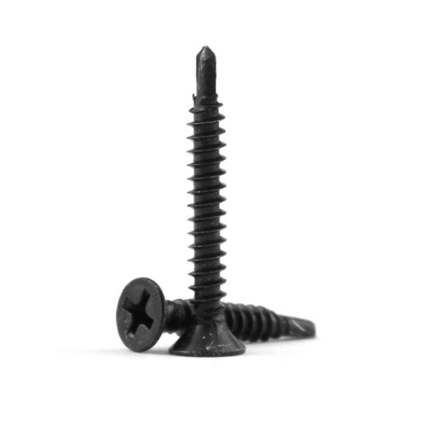 Parafusos de auto-toque de cabeça plana DIN padrão contra-suns Cross Drill Tail Screw para o mercado