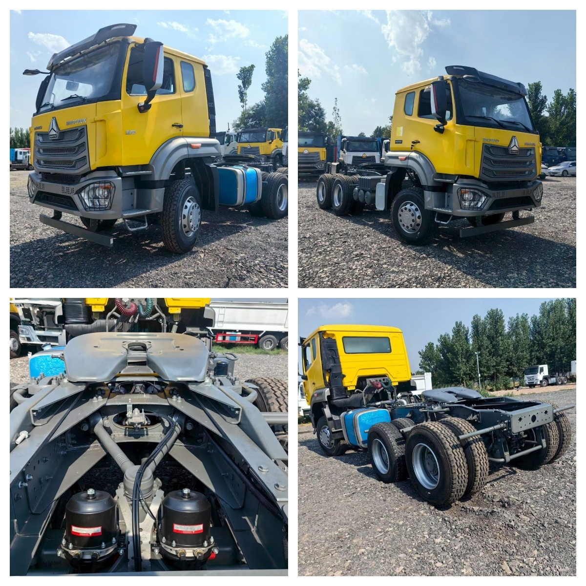 Pre-Owned Sinotruk HOWO 6×4 371HP Tractor Truck JOST Fifth Wheel HW19710 Transmission Long-Haul Prime Mover