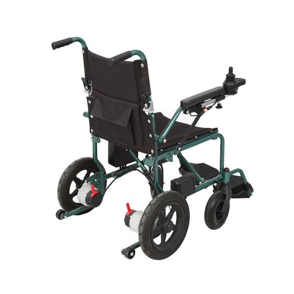 High Back Comfort Electric Wheelchair Lead Acid Battery 4 Wheel Scooter Portable Folding Electric Wheelchair