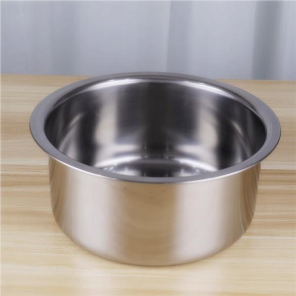 Hot sale 5pcs stainless steel 410 stock pot cooking pot set with lid