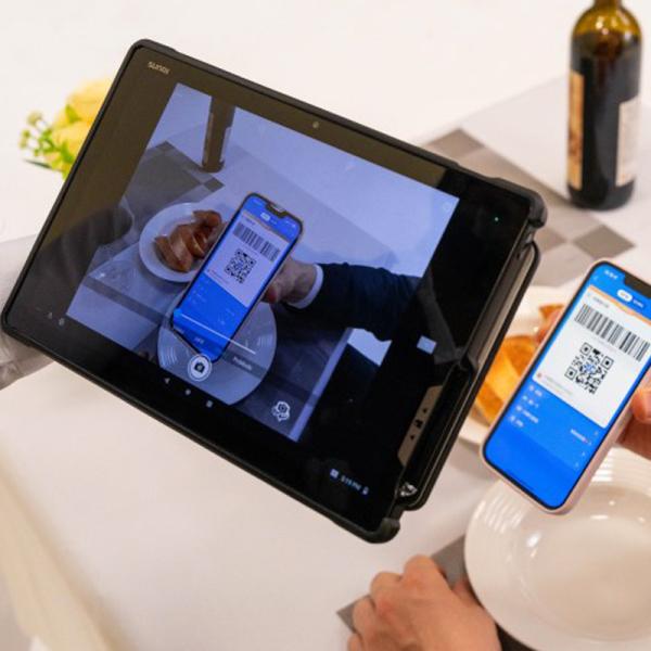 SUNMI CPad PAY 11 version prête au comptoir Station de paiement fixe avec bases polyvalentes et accessoires intégrés