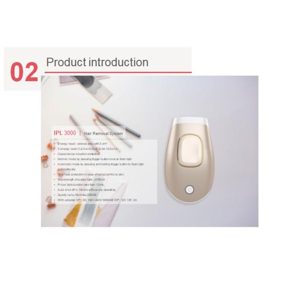 No Influence 3cm2 475nm Laser Hair Removal System