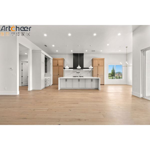 Modern Stylish Solid Wood Kitchen Cabinet with Customized Color for Modular Kitchen Furniture