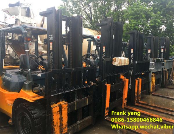 Durable Used Diesel Forklift Truck , Used Warehouse Forklift No Oil Leak