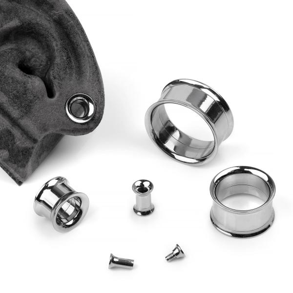 8g Fashion Titanium Ear Jewelry ASTM F136  Titanium Internally Threaded Eyelet