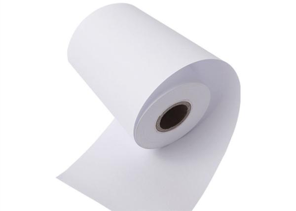 80g 17mm Plastic Core Jumbo 35gsm Printed Thermal Paper Rolls