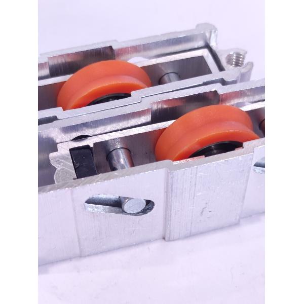 BROWN High Load Bearing Door Window Roller For Aluminum and Zinc Alloy