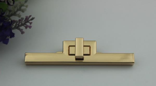Fashion wild light gold 2 style purse twist lock turn lock fastener