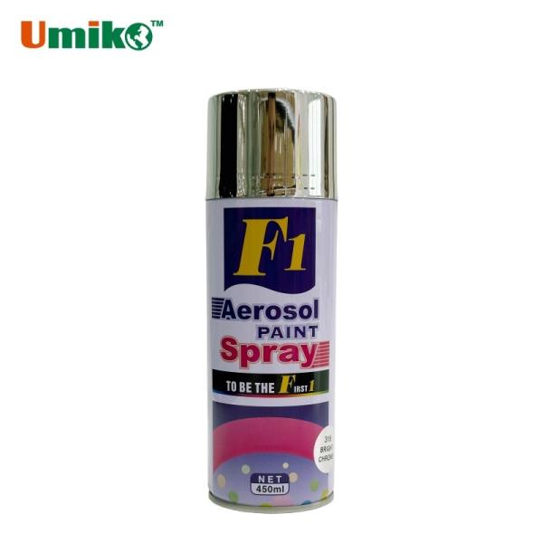 Factory Wholesale Chrome Effect Custom Spray Paint for Multi Surface Repair