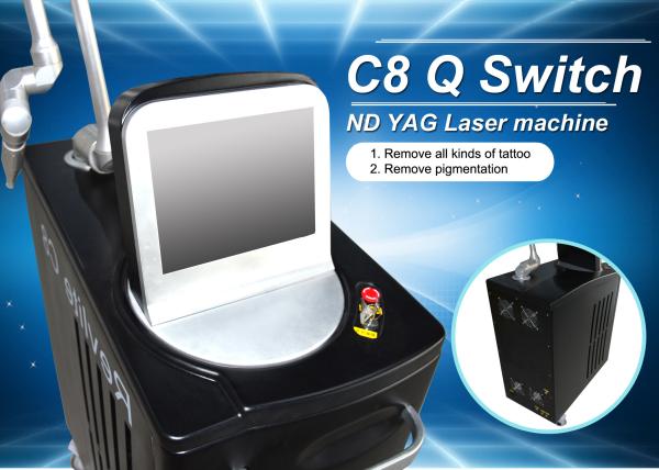 532nm Freckle Removal Q Switched Nd Yag Laser Machine / Skin Rejuvenation Machine