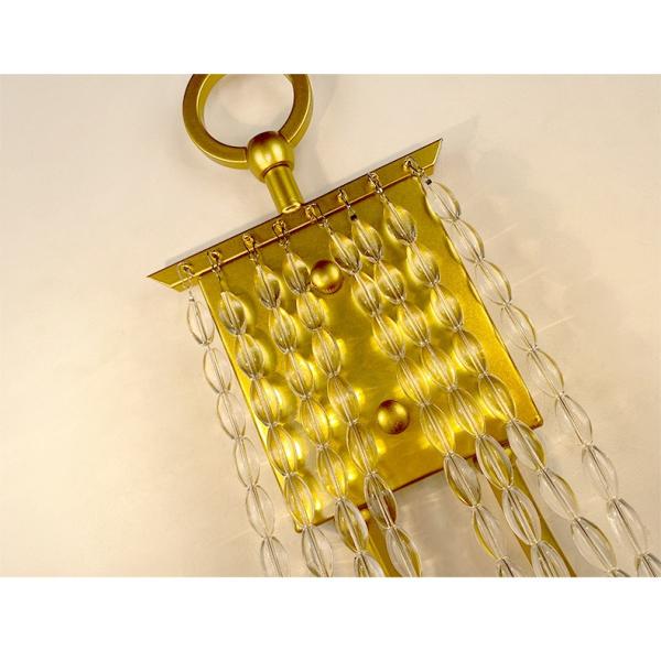 JYLIGHTING Postmodern Crystal Wall Lamp Dining Living Room Hallway Corridor French Style Gold Iron Frame Wall Lights Home Hotel