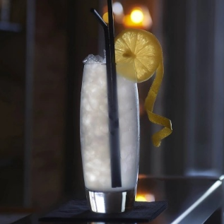 Libbey F2345 Andy's glass of heat-resistant clear blue drink glasses high juice glass water glass