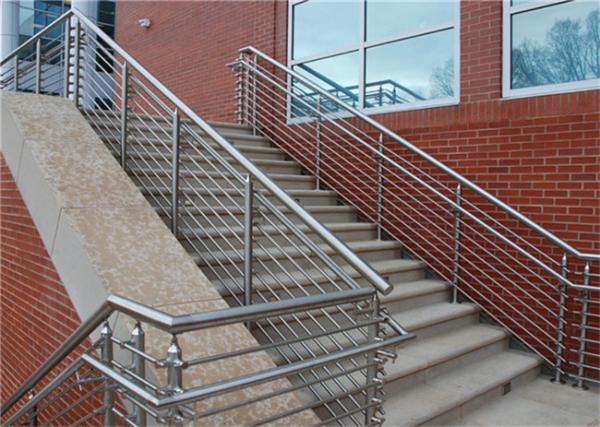 Custom OEM Stainless Steel Railing Rod Fittings Design For Balcony / Terrace