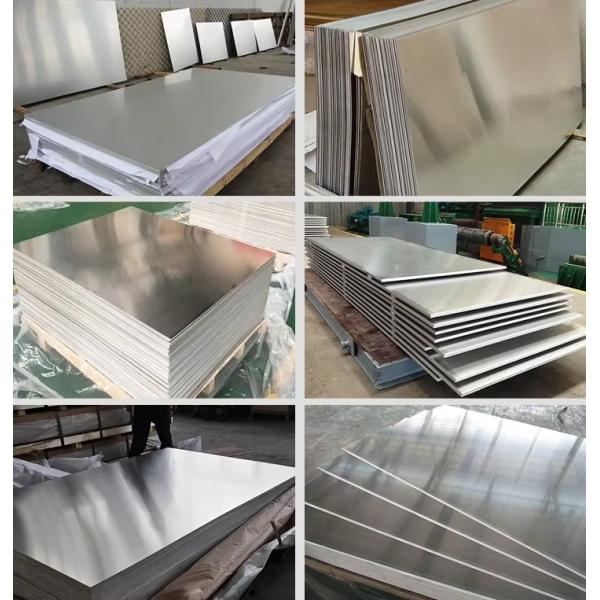 5005 5052 5083 Алюминиевая листовая плитка Магний Цинк Сплав OEM ODM Серебро