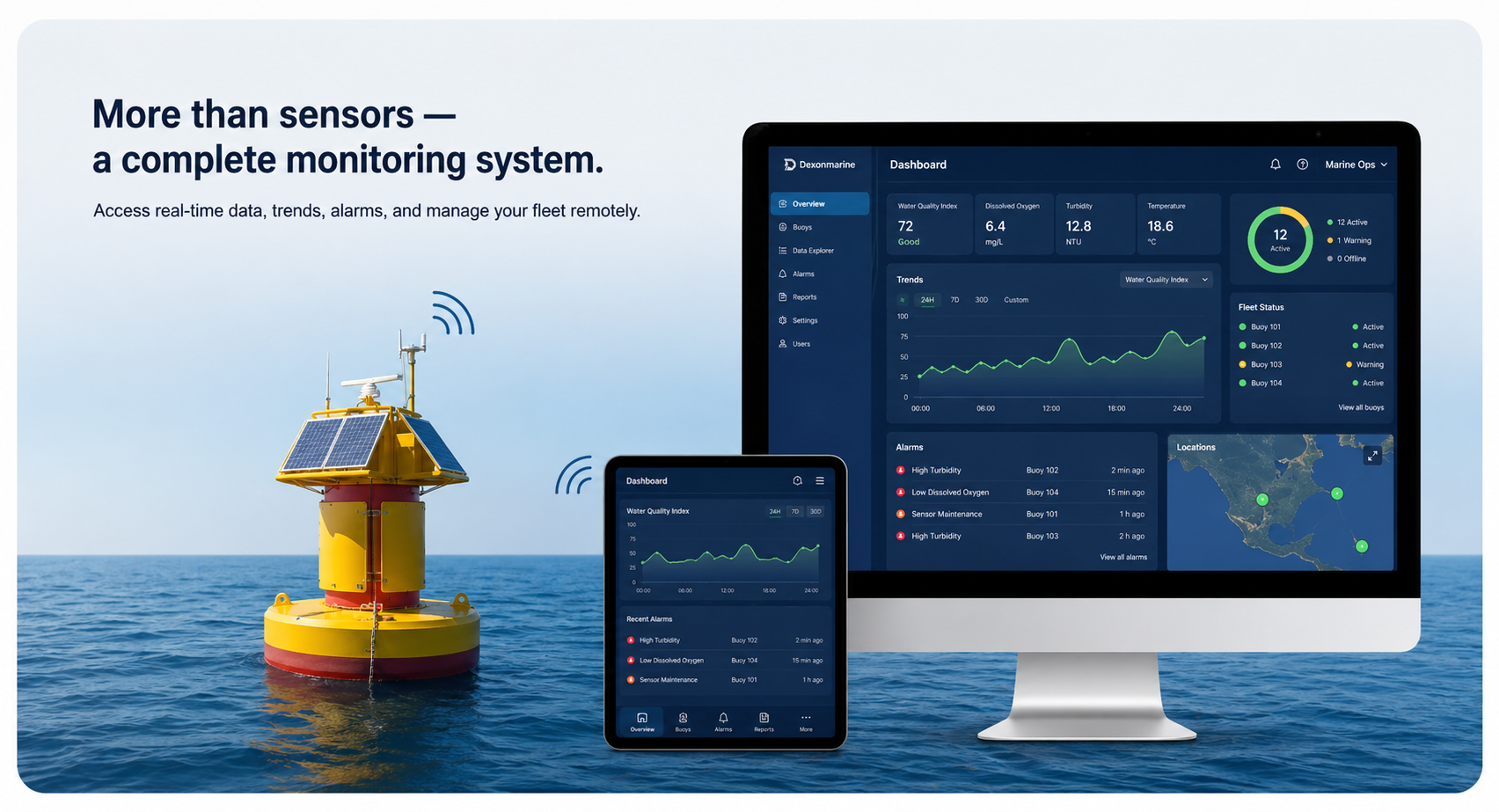 Pump-Sampling Water Quality Buoy with Instrument Well for Reliable Monitoring