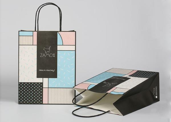 Decorative Glitter Carry Sturdy Gift Bags 150 gsm For Wedding Gift Packing