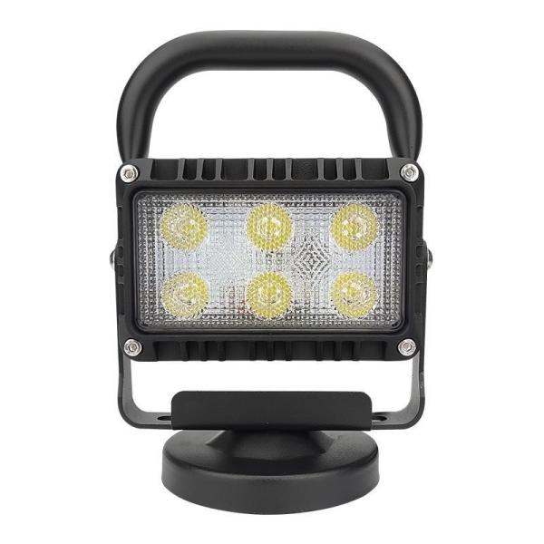 IP67 LED Work Light 18W Work Spot Lights 6000K With Handheld And Cigarette Lighter Plug