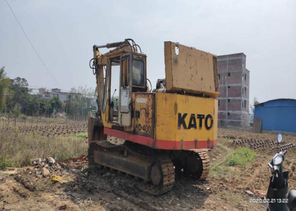 Yellow Color Used Kato KHD500 Crawler Excavator Weight 22T Low Working hour