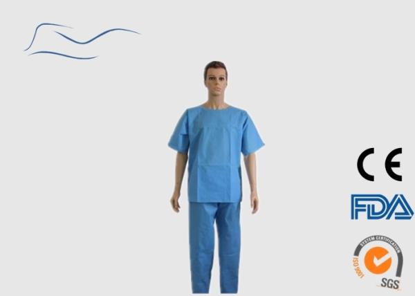 PP Disposable Scrub Suits XL / XXL Size 120 * 140CM For Hospital / Clinic