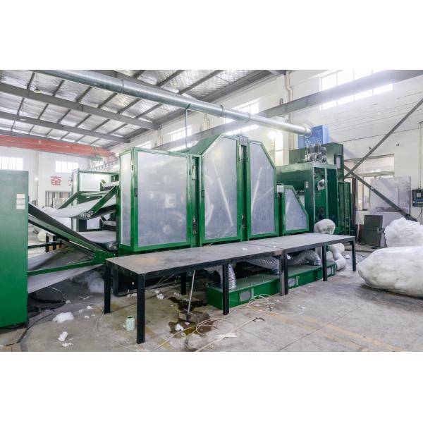 Кардочесальная машина 500kg/H Doffer двойного цилиндра двойная Nonwoven