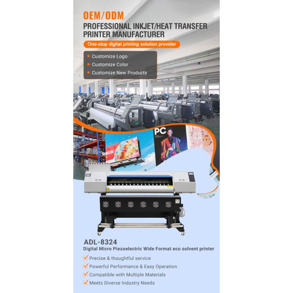 3.2M 4 Head4 Colour I3200A1/i3200E1 in Stock 4-head ADL-8324 Photo Printer