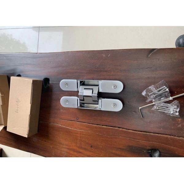 bisagras encubiertas ajustables de la aleación del cinc de 29x160 milímetro para la puerta de madera del metal