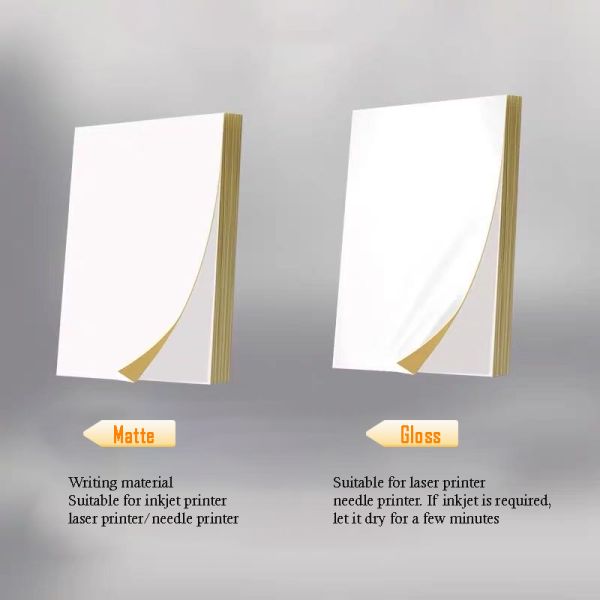 Glossy Cast Coated Jumbo Roll A4 Shipping Labels Adhesive Paper & Film Stock
