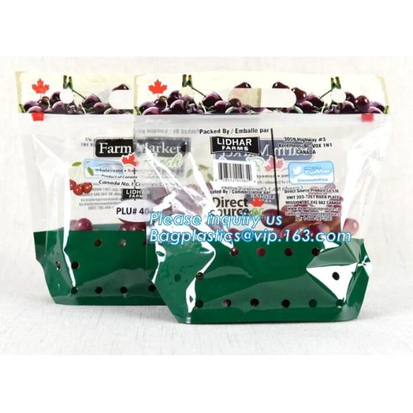 green grapes packing bag with slider/Plastic grapes packing bag/Plastic fruit bag, Vegetable Tomato Packaging Slider Zip