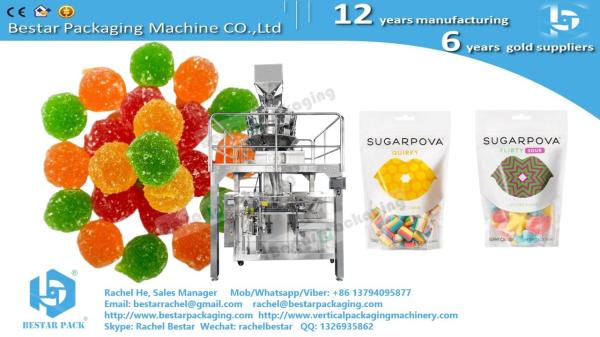 Automatic doypack machine for Flavour powder weighing packing in zipper pouch