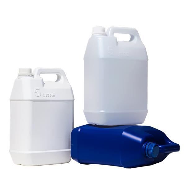 Leakproof Screw Top 5L Plastic Drum 2.5 Gallons 1 Gallon 0.5 Gallon