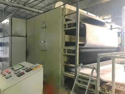 6-12meters long hot air oven for spray bond nonwoven soft wadding 