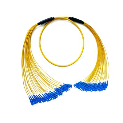 24 cabos da fibra ótica do SC UPC LSZH do núcleo, PVC 3mm do cabo da fuga de MPO