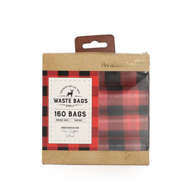 Tie Handles Dog Waste Bags Unscented Biodegradable And Leak Proof
