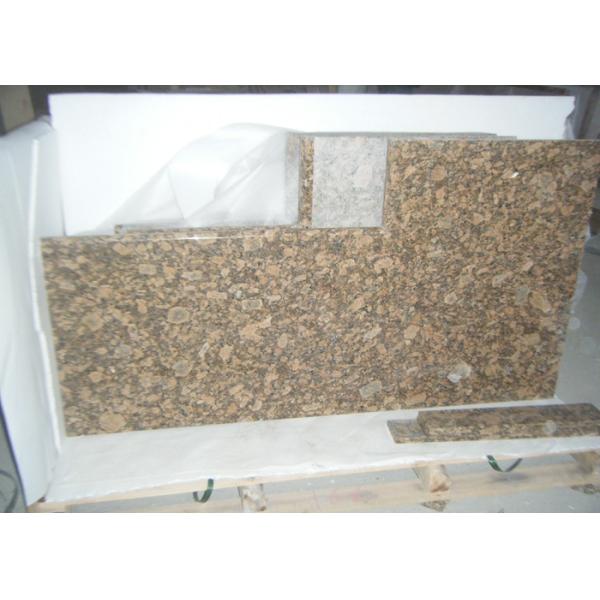Baltic Gold Granite Stone Slab Countertop Solid Surface Vanity Tops For Bathroom