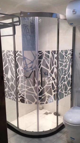 Artical Glass Aluminium Shower Cubicles Sliding Open Polished Surface