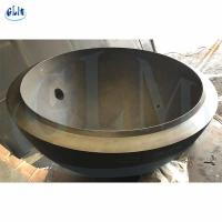 10000 mm de forma caliente elíptica de plato extremo de la cabeza del tanque hemisférico para el tanque de combustible ASME