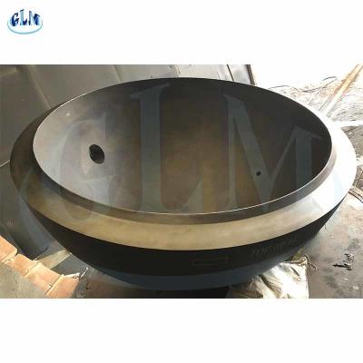 10000 mm Cabeças de tanque hemisféricas para tanque de combustível ASME