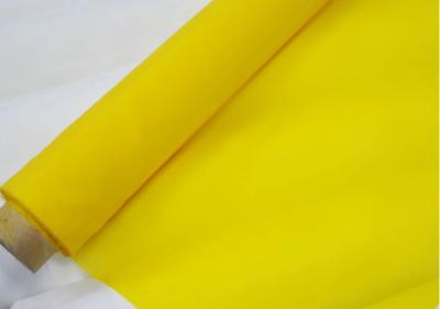 90T-48 Polyester Printing Screen Yellow Color 48 Micron Thread Heat Resistance