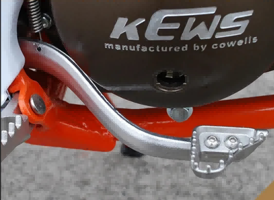 KEWS MT250cc Orange Frame Water Cooling 2 Stroke Off Road Motorcycle With EXCEL Rim