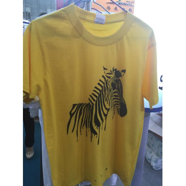 Industrial Direct To Garment Printing Equipment , Pigment CMYK Digital Garment Printers