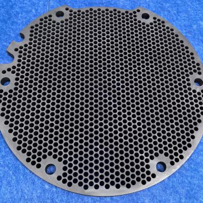 Bloco de grafite de carbono de alta densidade 125 MPa para crescimento de silício em semicondutores