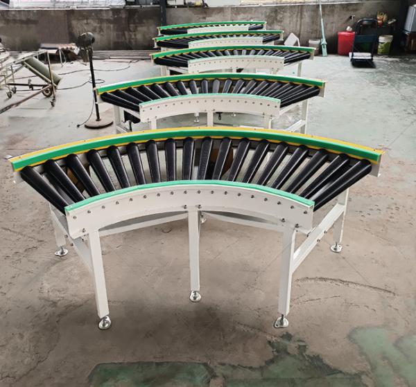 PLC Control System And 10 Meters Length Safety-Guarded Roller Conveyor Line For Worker Protection