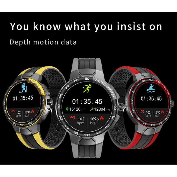 Контроль кислорода крови спать Smartwatch андроида прибора полного касания умный пригодный для носки