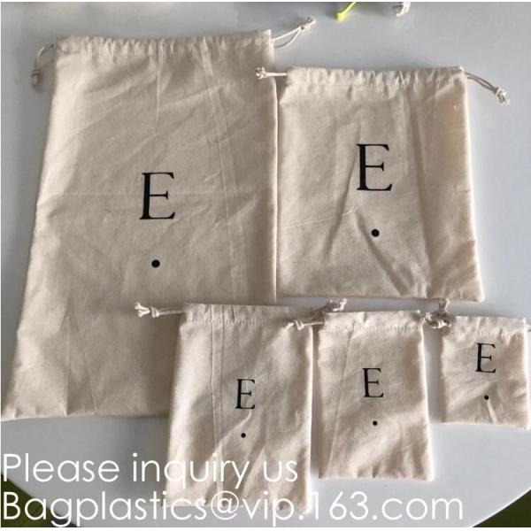 Reusable ECO Friendly 100% Cotton Double Drawstring Muslin Bags,Linen Gift Sachets Favors Pouches Party Wedding Jewelry