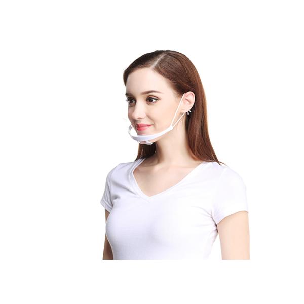 Splash Proof Plastic Clear Mouth Shield for Chef Hairdressing Face Visor