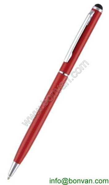 gift logo stylus metal pen,cheap price wholesale promotional metal stylus pen