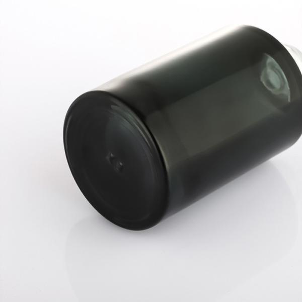 Garrafa preta luxuosa do conta-gotas do perfume do soro do óleo de cabelo 30ml dos plásticos vazios amigáveis de Eco